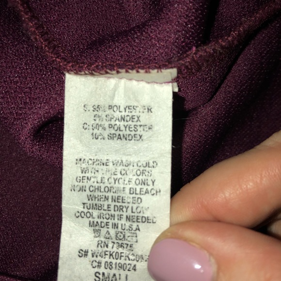 Cranberry Guess Dress 👗 size:Small - Picture 8 of 10